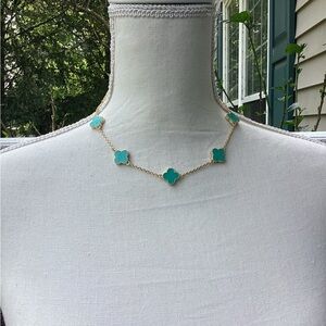 BLUE STATEMEANT NECKLACE
